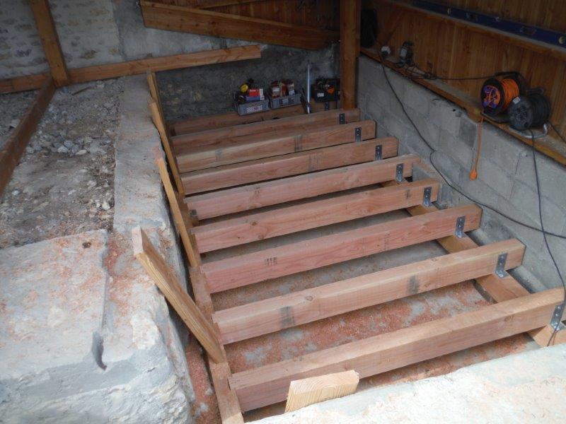 Terrasse bois et préau en Vienne (86)